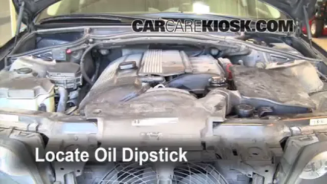 2002 BMW 325i 2.5L 6 Cyl. Sedan Oil Check Oil Level